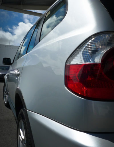 X3 BMW down left side after detailing