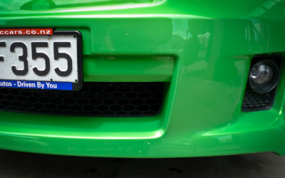 Holden SV6 Bright Green Paint Chip Repair