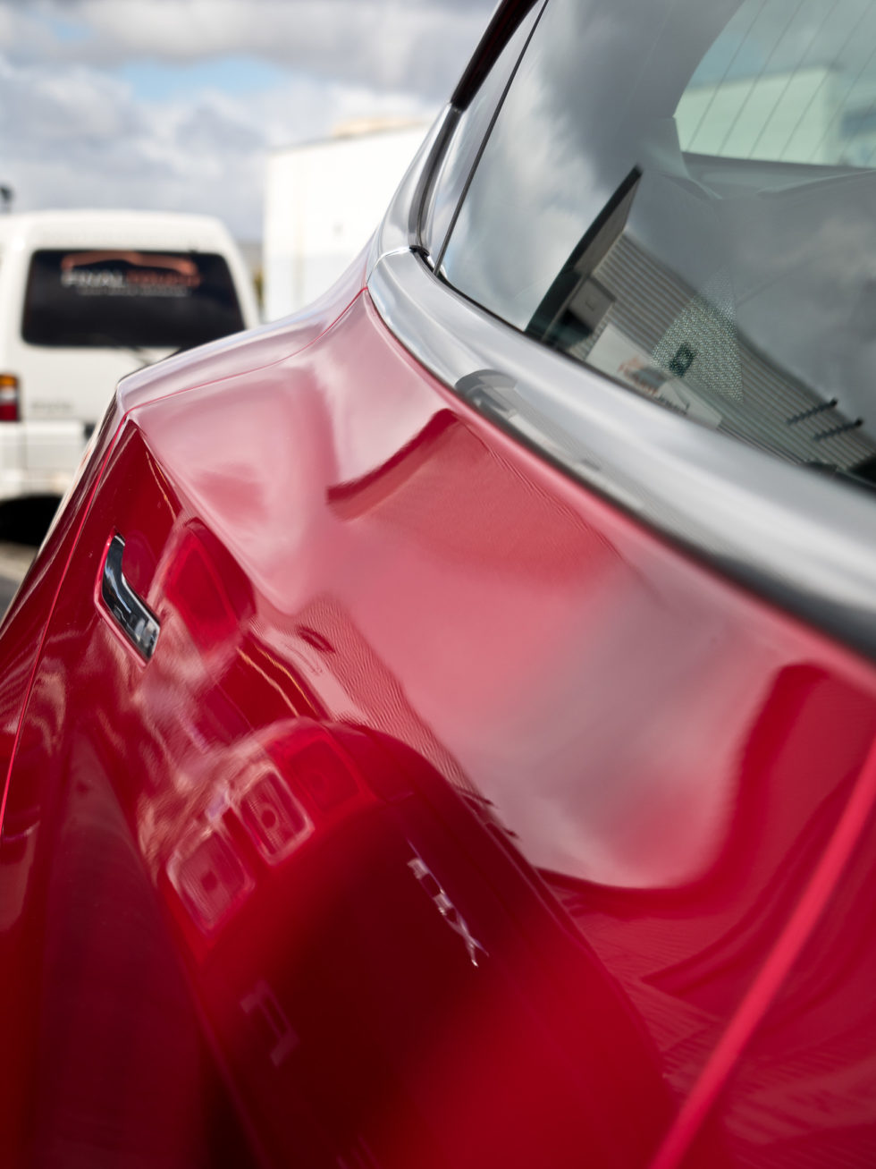 High Gloss Ceramic Coating Applied to Tesla Model 3 - DuraSeal Ultra