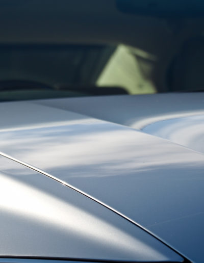 Right front looking over bonnet after coating applied